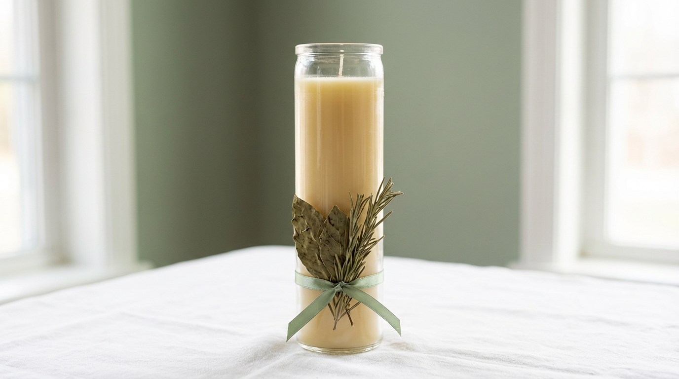 Spell Work Tier 1 — 7-Day Dressed Glass Candle